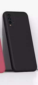 Силиконов гръб ТПУ МАТ ултра тънък за Xiaomi Redmi 9T черен